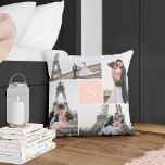 Skapa ditt eget monogrammed 5-fotogalleri kudde<br><div class="desc">Lägg till dina foton och din anpassningsbar monogram för en speciell design av ett slag.</div>