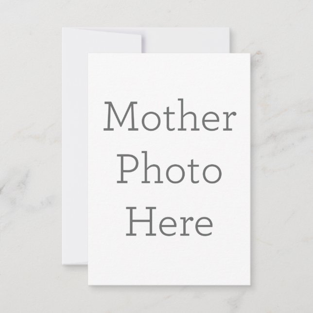 8.9 x 12.7 cm Platt Save The Date-kort (Framsida)