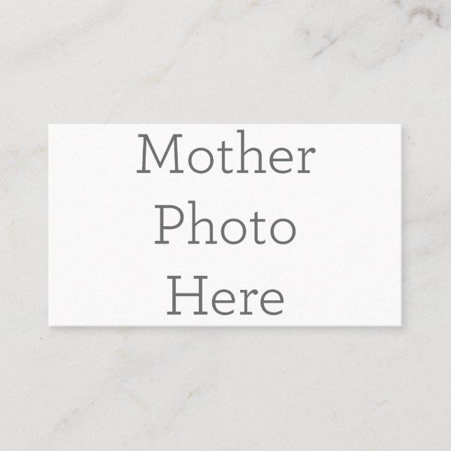 USA, 8.9 x 5.1 cm Visitkort (Framsida)