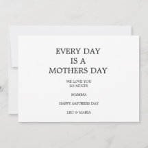 Skapa ditt eget Mors dag kort för anpassningsbar