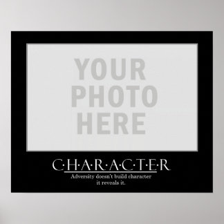 Skapa ditt eget motiv Poster - tecken