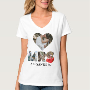 Skapa ditt eget Mr. och Mrs. Photo Matching-par T Shirt