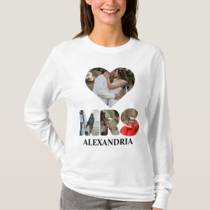 Skapa ditt eget Mr. och Mrs. Photo Matching-par T Shirt