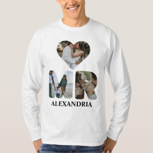 Skapa ditt eget Mr. och Mrs. Photo Matching-par T Shirt