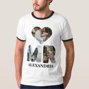 Skapa ditt eget Mr. och Mrs. Photo Matching-par T Shirt