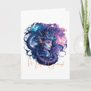 Skapa ditt eget Mythical Medusa Gorgon Kort