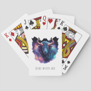 Skapa ditt eget mytiskt Minotaur Bull Casinokort