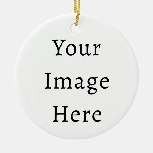 Skapa ditt eget namn julgransprydnad keramik (Framsidan)