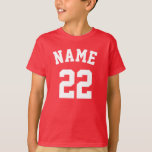 Skapa ditt eget Namn-nummer sport Jersey Kids T- T Shirt<br><div class="desc">Skapa ditt eget Namn-nummer Iports Jersey Kids T-Shirt. Välj storlek och färg på Alternativ-menyn.</div>