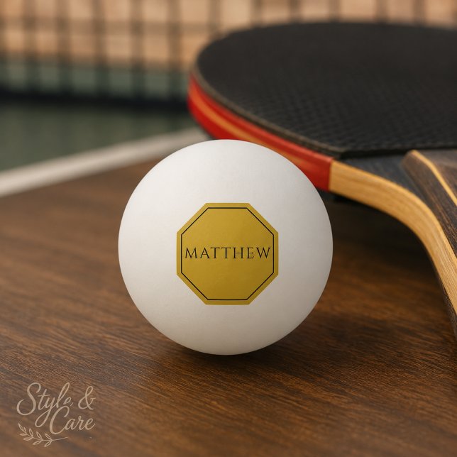 Skapa Ditt Eget Namn Pingisboll (Create Your Own Name Ping Pong Ball)