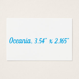 Skapa Ditt Eget Oceniay, 9 cm x 5,5 cm Visitkort