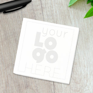 Skapa ditt eget Opaque Company Black Logotyp Pack Post-it Block