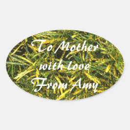 Skapa ditt eget ovaldekalk ovalt klistermärke