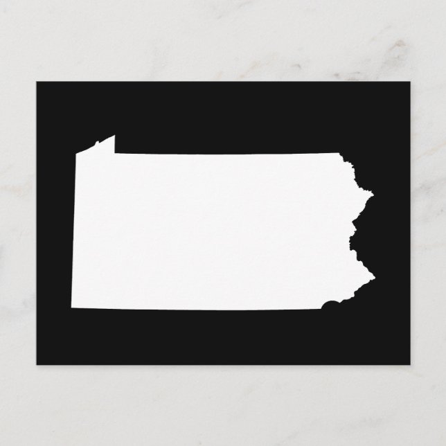 Skapa ditt eget Pennsylvania-meddelande om Flytta Vykort (Framsida)