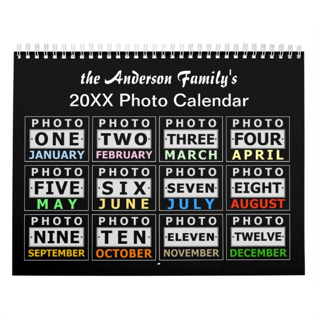 Skapa ditt eget Personlig-familjfoto 2025 Kalender (Omslag)