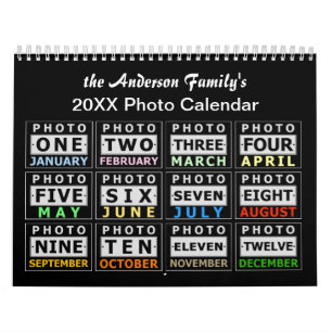 Skapa ditt eget Personlig-familjfoto 2025 Kalender