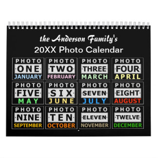 Skapa ditt eget Personlig-familjfoto 2025 Kalender