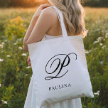 Skapa ditt eget Personlig Monogram Tygkasse<br><div class="desc">Anpassa till väskan med ditt namn eller din text. Om du vill ha en mer avancerad anpassning av den här designen klickar du på knappen Anpassa ovan!</div>