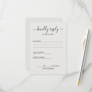 Skapa Ditt Eget Personliga Enkla Minimalistiska OSA Kort