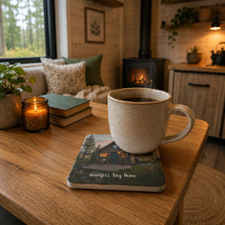 Skapa ditt eget personliga lilla hem-foto stenunderlägg