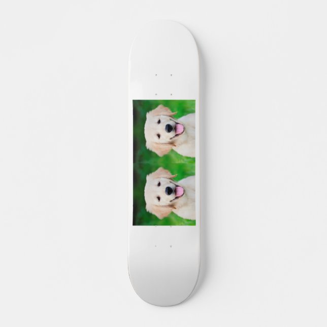 Skapa ditt eget Pet-Hund-foto Mini Skateboard Bräda 18,5 Cm (Framsida)