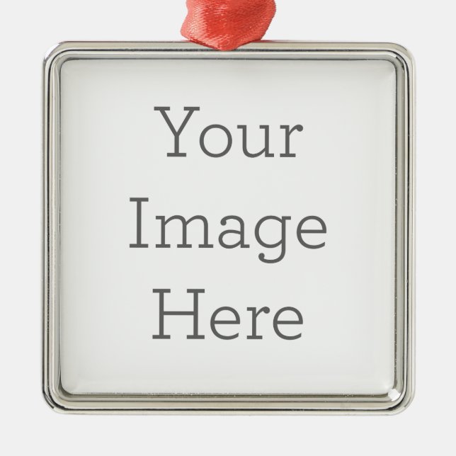 Julgransprydnad Premium Fyrkant (Framsidan)