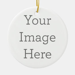 Skapa ditt eget porslincirkelnamn julgransprydnad keramik