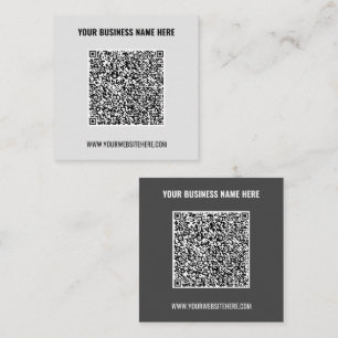 Skapa ditt eget QR-kod affärs kort mall