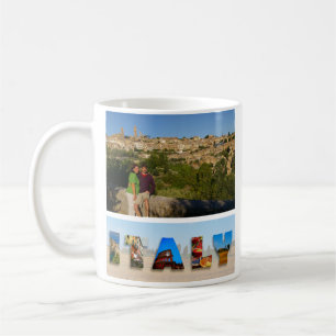 Skapa ditt eget resefoto för Italien-avacering Kaffemugg