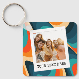 Skapa ditt eget Retro-foto Nyckelring