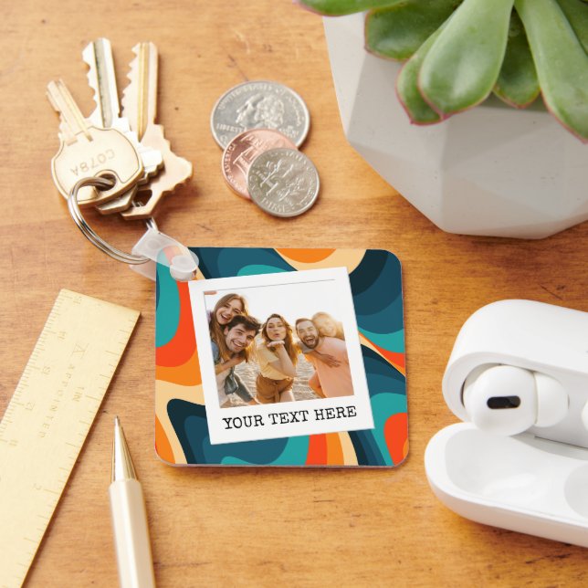 Skapa ditt eget Retro-foto Nyckelring (Skrivbord)