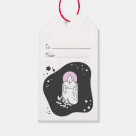 Skapa ditt eget retro-jul ljus presentetikett