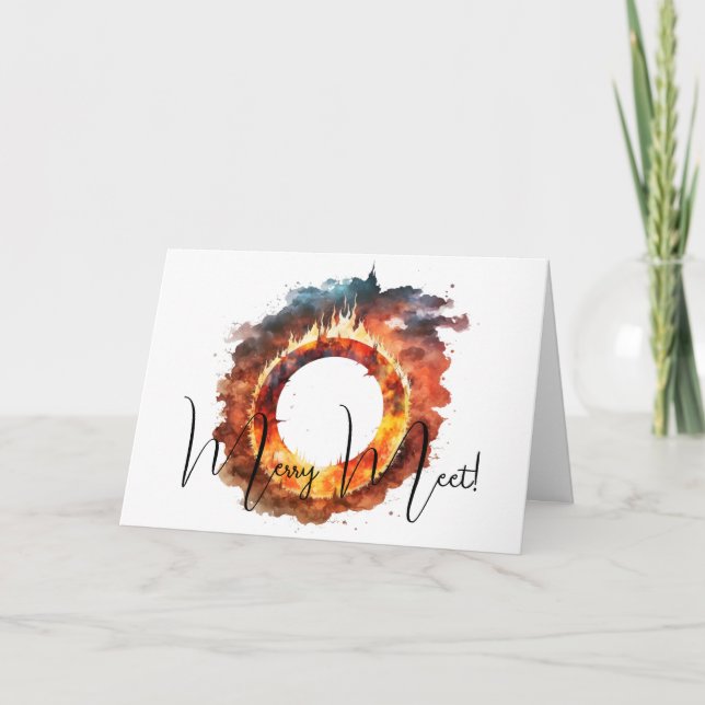 Skapa ditt eget Ring vid brand Kort (Framsida)