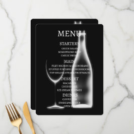 Skapa ditt eget röntgenglas och Flaska i Vin och Meny