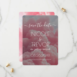 Skapa ditt eget - Rosa Cloud Spara Datumet