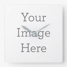 Skapa ditt eget, runda, vita rams vägglock