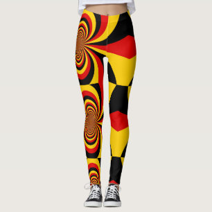 Skapa ditt eget senaste Tysklanda Flagga Färg Leggings