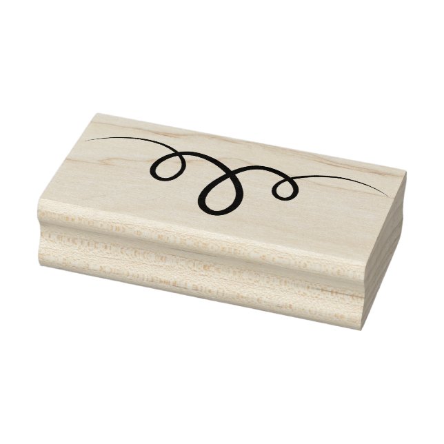 Skapa Ditt Eget Slingrande Kalligrafiska Ornament Stämpel (Stämpel)