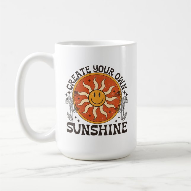 Skapa ditt eget solsken kaffemugg (Vänster)
