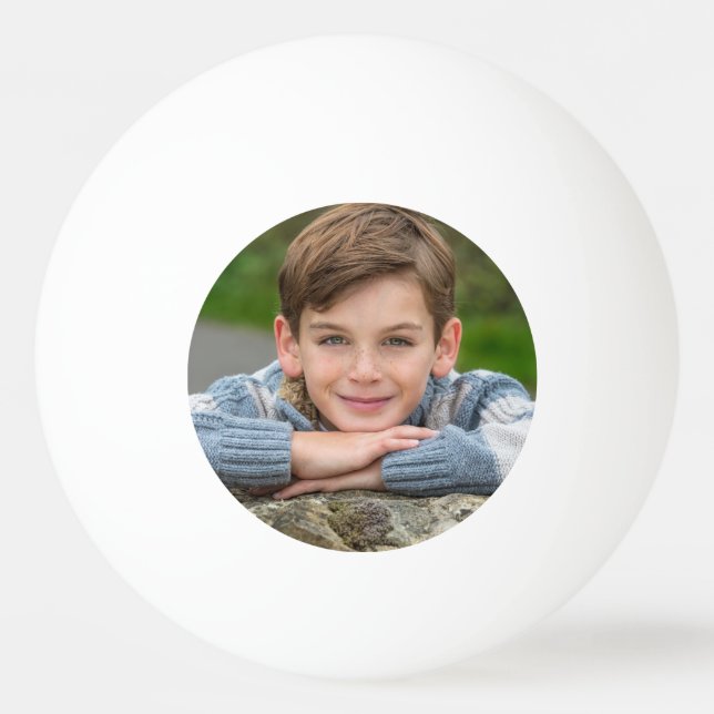 Skapa Ditt Eget Son Foto Anpassad Bild Dubbelsidig Pingisboll (Framsidan)