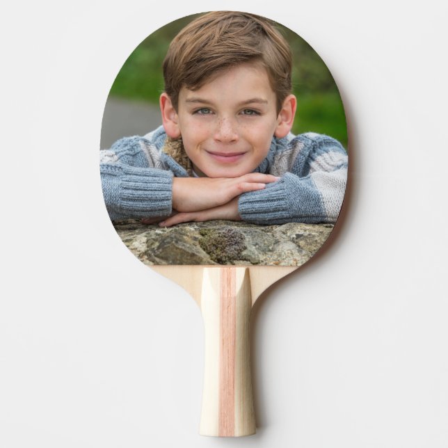 Skapa Ditt Eget Son Foto Anpassad Bild Dubbelsidig Pingisracket (Framsidan)