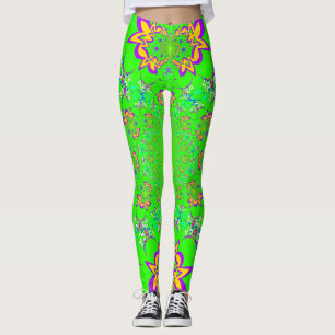 Skapa ditt eget söta kärlek blommönster Clothing Leggings