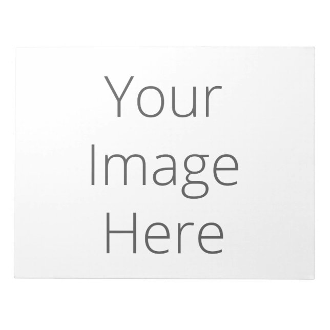 Skapa ditt eget stora Anteckningsblock på 11 x 8,5 (Framsida)