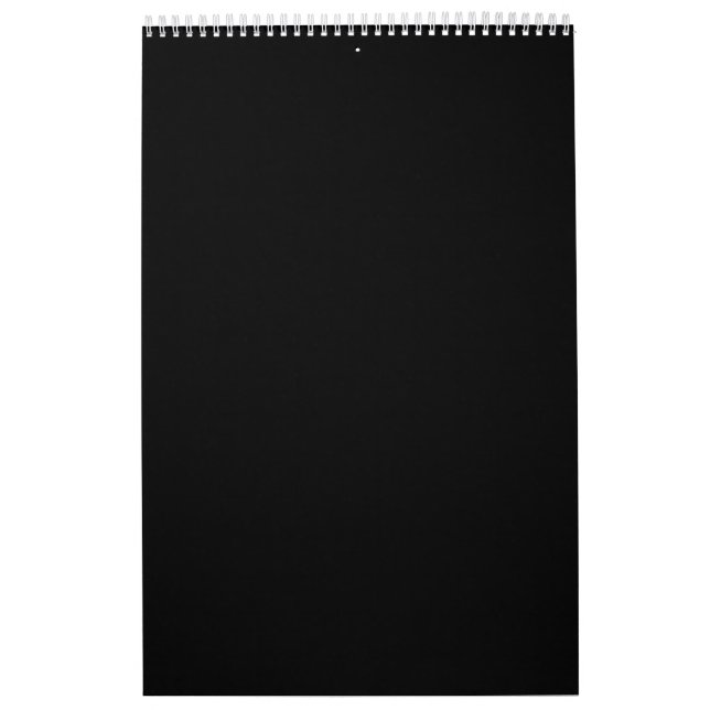Skapa ditt eget svarta anpassade julkort kalender (Omslag)