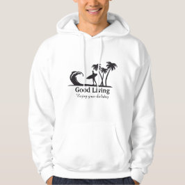 Skapa ditt eget svarta belysta Bra Living Hoodie