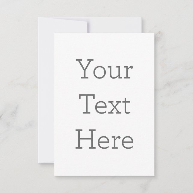 8.9 x 12.7 cm Platt Save The Date-kort (Framsida)