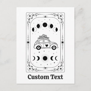 Skapa Ditt Eget Tarot Celestiala Mån Helig Bröllop Helg Vykort