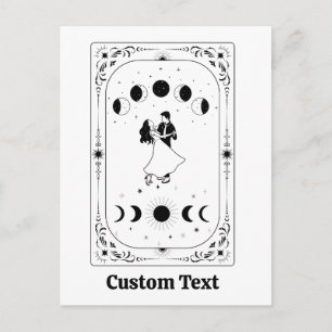 Skapa Ditt Eget Tarot Celestiala Månen Astrologisk Helg Vykort