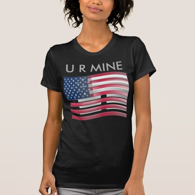 Skapa ditt eget USA R Mine United States T-shirt (Framsida)