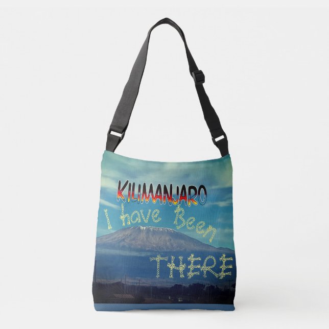 Skapa ditt eget vackra berg Kilimanjaro Axelväska (Framsida)